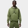 Jordan Essentials Fleece Pullover Hoodie Sky J Light Olive / Black -Sports Fashion Clothing Store FD7545 340 jordan fleece po baseline hoodie light olive B