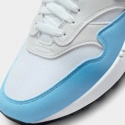 Nike Air Max 1 White / University Blue -Sports Fashion Clothing Store FD9082 103 nike air max 1 white university blue 6
