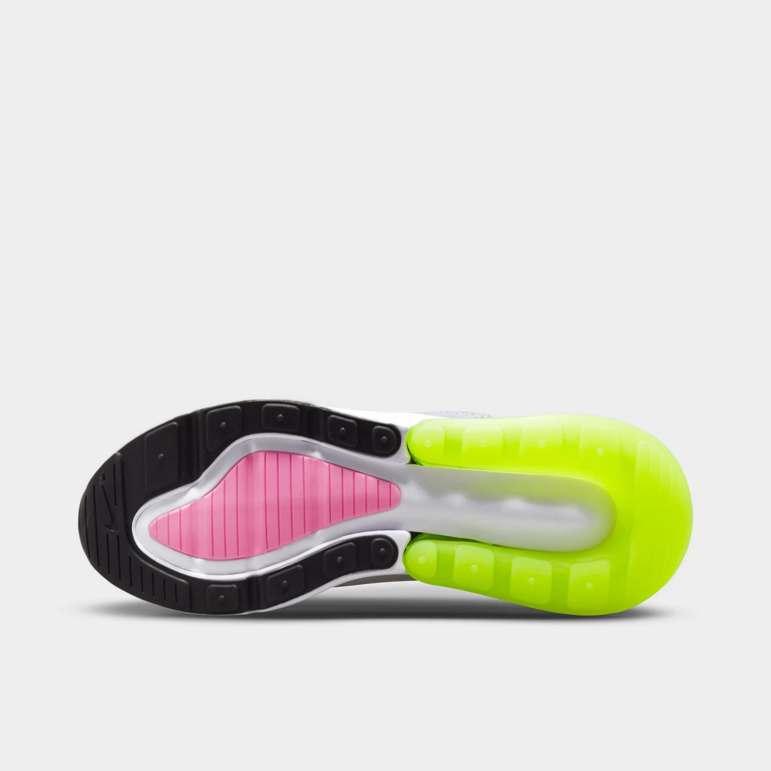 Nike Women's Air Max 270 Pure Platinum / Black - Volt - Image 7