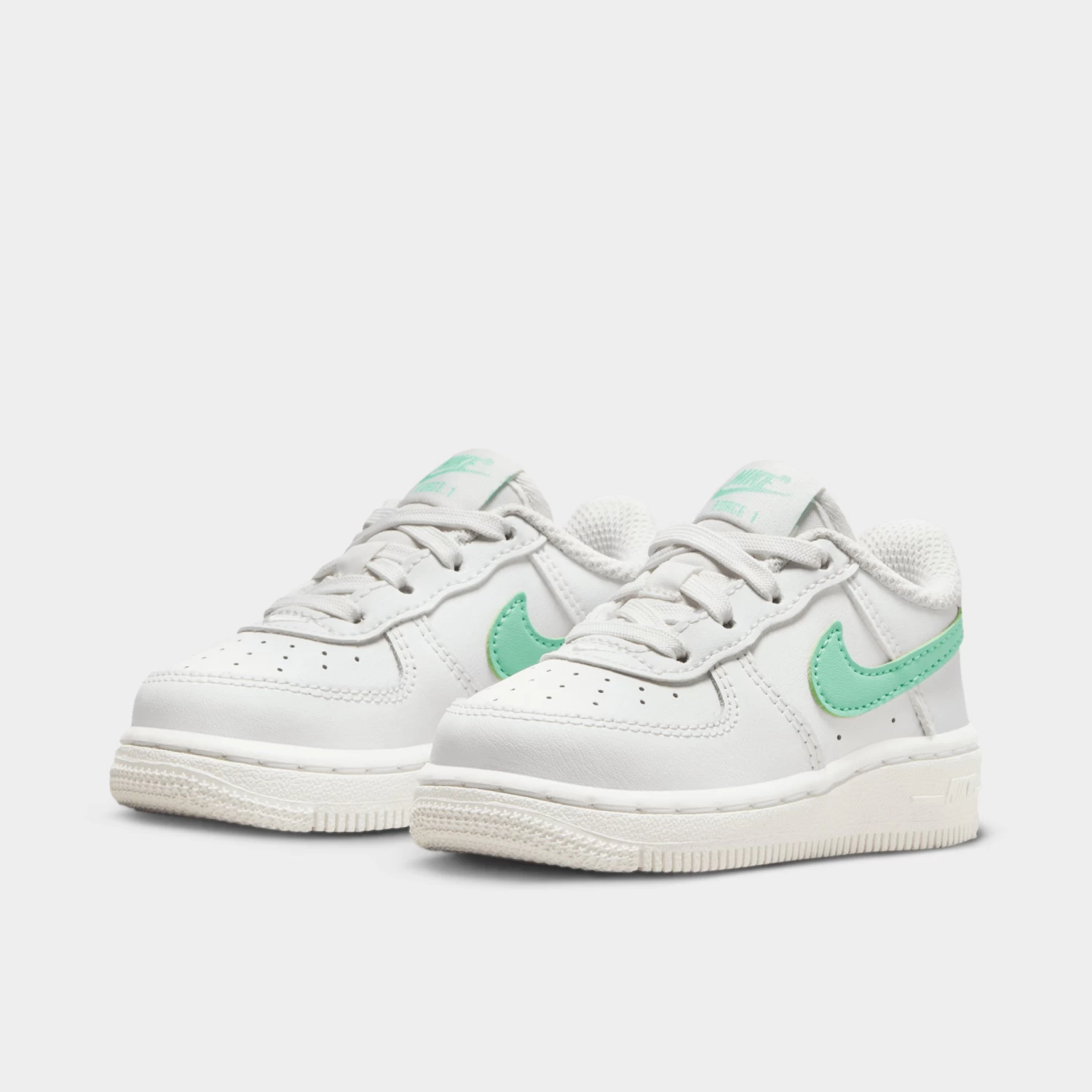 Nike Air Force 1 Low TD Summit White / Emerald Rise - Image 2