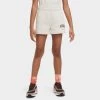 Nike Sportswear Junior Girls' Trend Shorts / Lt Orewood Brown -Sports Fashion Clothing Store FJ4911 104 junior girls fleece printed shorts light orewood brown B