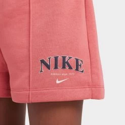 Nike Sportswear Junior Girls' Trend Shorts / Adobe -Sports Fashion Clothing Store FJ4911 655 nike junior girls fleece printed shorts adobe D
