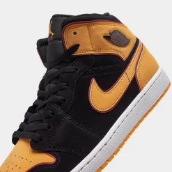 Jordan 1 Mid SE Black / Vivid Orange - Cardinal Red -Sports Fashion Clothing Store FJ4923 008 P3