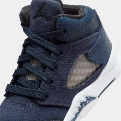 Jordan 5 Retro SE TD Midnight Navy / Black - Football Grey -Sports Fashion Clothing Store FN5454 400 P3