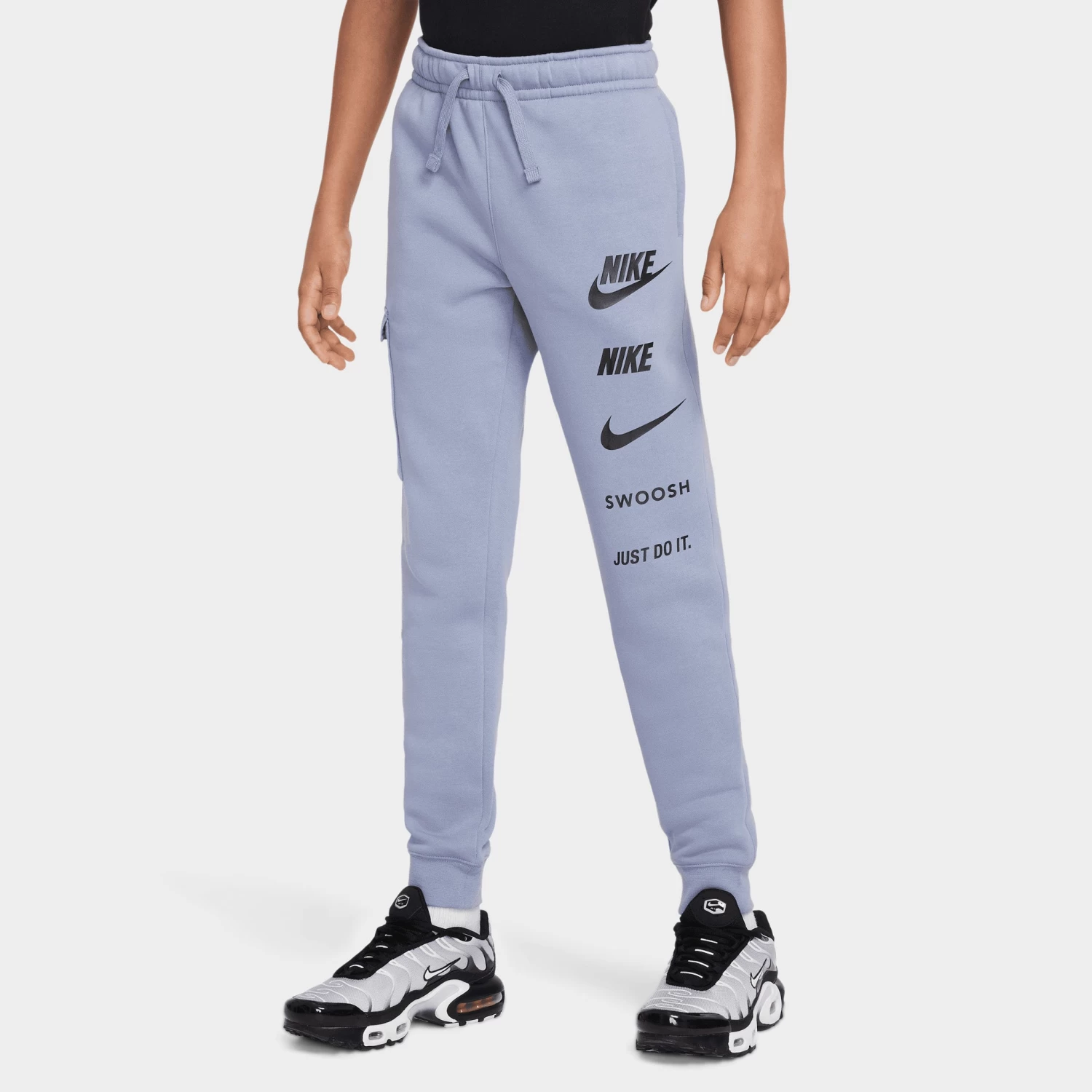 Nike Sportswear Junior Boys' Fleece Cargo Pants / Ashen Slate