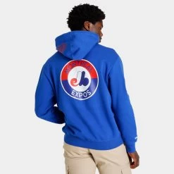 Mitchell & Ness Expos City Collection Pullover Hoodie / Royal Blue -Sports Fashion Clothing Store FPHD4987X MEXYPROYA expos city collection hoody C