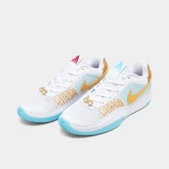 Nike Ja 1 White / Aquarius Blue - Glacier Blue -Sports Fashion Clothing Store FV1290 100 P2