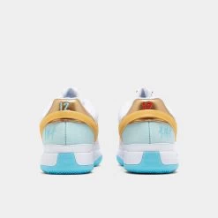 Nike Ja 1 White / Aquarius Blue - Glacier Blue -Sports Fashion Clothing Store FV1290 100 P4