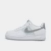 Nike Air Force 1 GS White / Metallic Silver - Pure Platinum