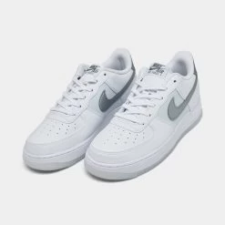 Nike Air Force 1 GS White / Metallic Silver - Pure Platinum -Sports Fashion Clothing Store FV3981 100 P2