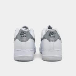 Nike Air Force 1 GS White / Metallic Silver - Pure Platinum -Sports Fashion Clothing Store FV3981 100 P4