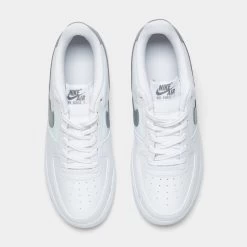 Nike Air Force 1 GS White / Metallic Silver - Pure Platinum -Sports Fashion Clothing Store FV3981 100 P5