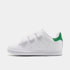 Adidas Originals Infants' Stan Smith Cloud White / Cloud White - Green