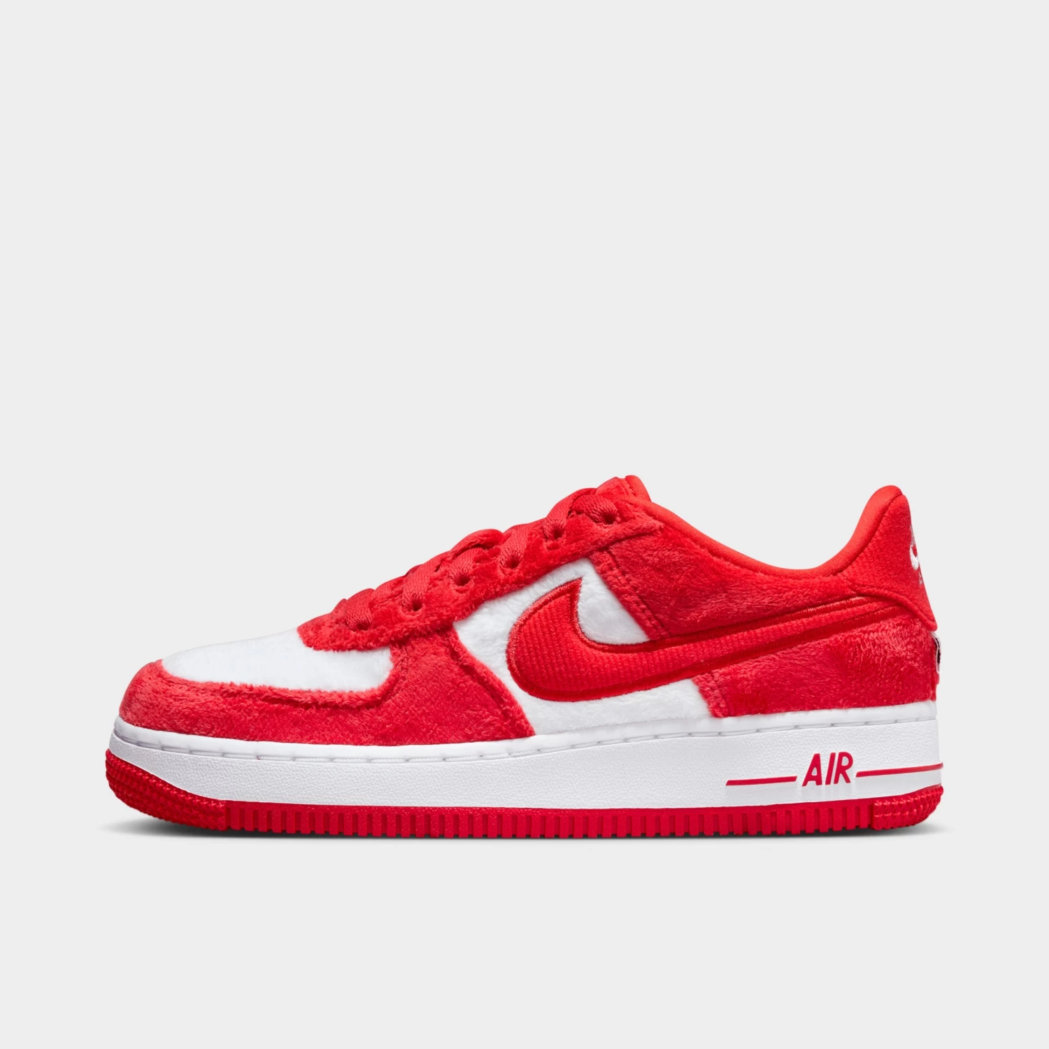 Nike Air Force 1 GS Fire Red / Light Crimson - Pink Foam