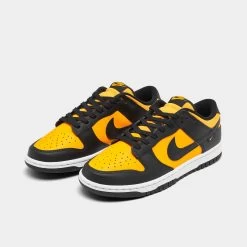 Nike Dunk Low Black / University Gold - White -Sports Fashion Clothing Store FZ4618 001 nike dunk low black university gold white 2