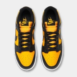 Nike Dunk Low Black / University Gold - White -Sports Fashion Clothing Store FZ4618 001 nike dunk low black university gold white 5