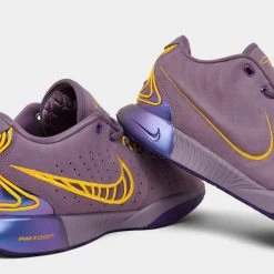 Nike LeBron 21 GS Violet Dust / University Gold -Sports Fashion Clothing Store FZ7189 500 P3