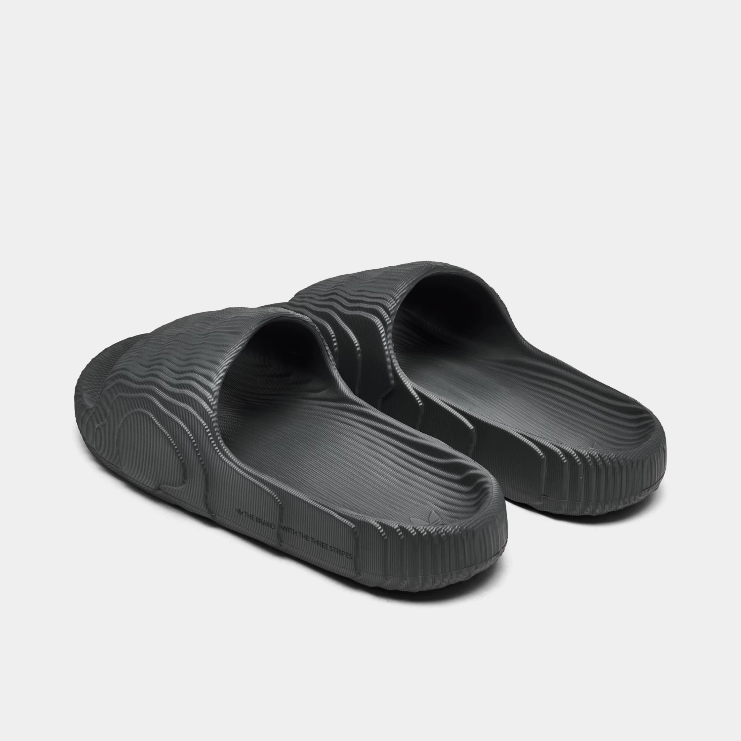 Adidas Originals Adilette 22 Grey Five / Grey Five - Core Black 6 Adidas Originals Adilette 22 Grey Five / Grey Five - Core Black - Image 4
