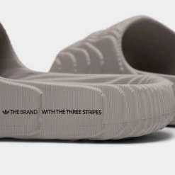 Adidas Originals Adilette 22 Light Brown / Light Brown - Core Black -Sports Fashion Clothing Store HQ4670 adidas adilette 22 slide tan tan 6