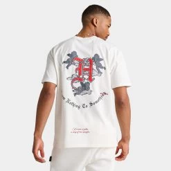 Hoodrich OG Empire T-shirt Blanc De Blanc / Black - Lychee 8 Hoodrich OG Empire T-shirt Blanc De Blanc / Black - Lychee -Sports Fashion Clothing Store HR 0124 0051 hoodrich og empire t shirt blanc de blanc black lychee C