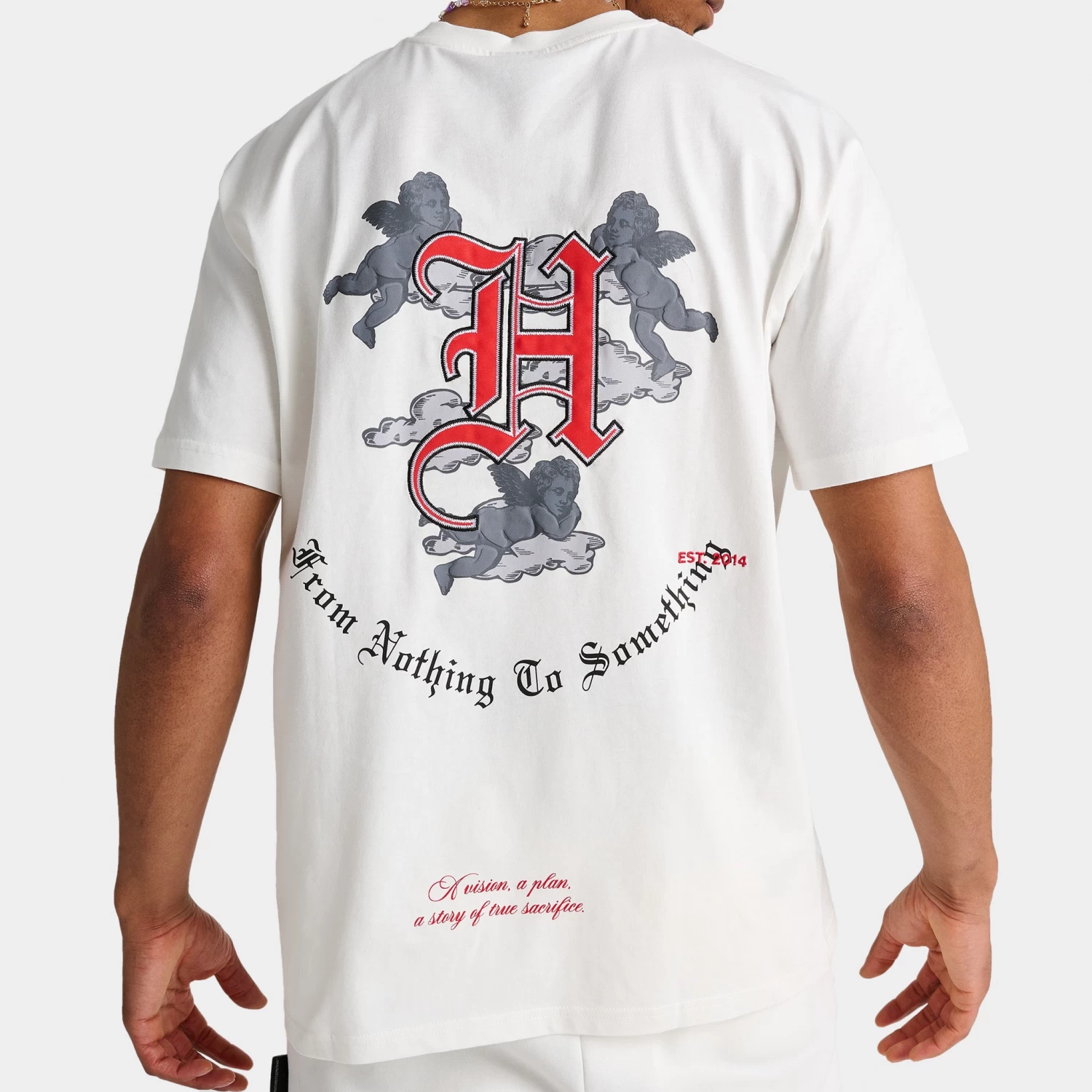 Hoodrich OG Empire T-shirt Blanc De Blanc / Black - Lychee 6 Hoodrich OG Empire T-shirt Blanc De Blanc / Black - Lychee - Image 4