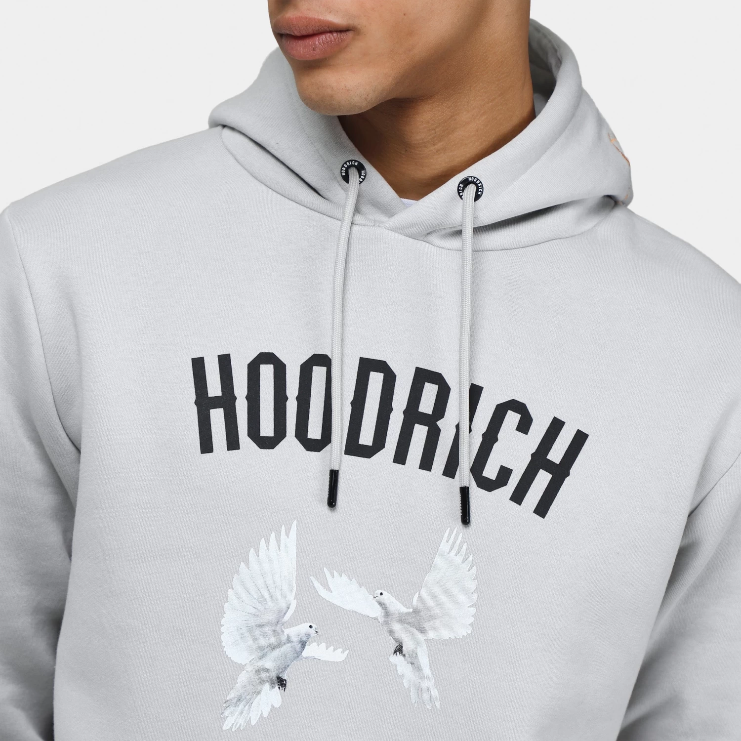 Hoodrich OG Take Flight Pullover Hoodie Harbor Mist / Black - Tangerine - Image 4