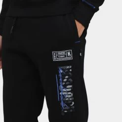 Hoodrich OG Blend V3 Joggers Black / Camo - Dazzling Blue -Sports Fashion Clothing Store HR 0124 0126 hoodrich og blend v3 joggers black camo dazzlingblue set F