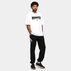 Hoodrich OG Zenith Joggers Black / White - Gold -Sports Fashion Clothing Store HR 0323 0003 hoodrich og zenith joggers black gold A