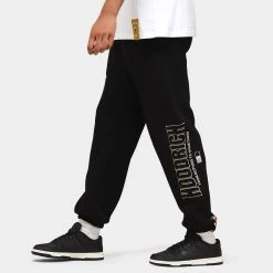 Hoodrich OG Zenith Joggers Black / White - Gold -Sports Fashion Clothing Store HR 0323 0003 hoodrich og zenith joggers black gold C