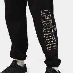 Hoodrich OG Zenith Joggers Black / White - Gold -Sports Fashion Clothing Store HR 0323 0003 hoodrich og zenith joggers black gold F