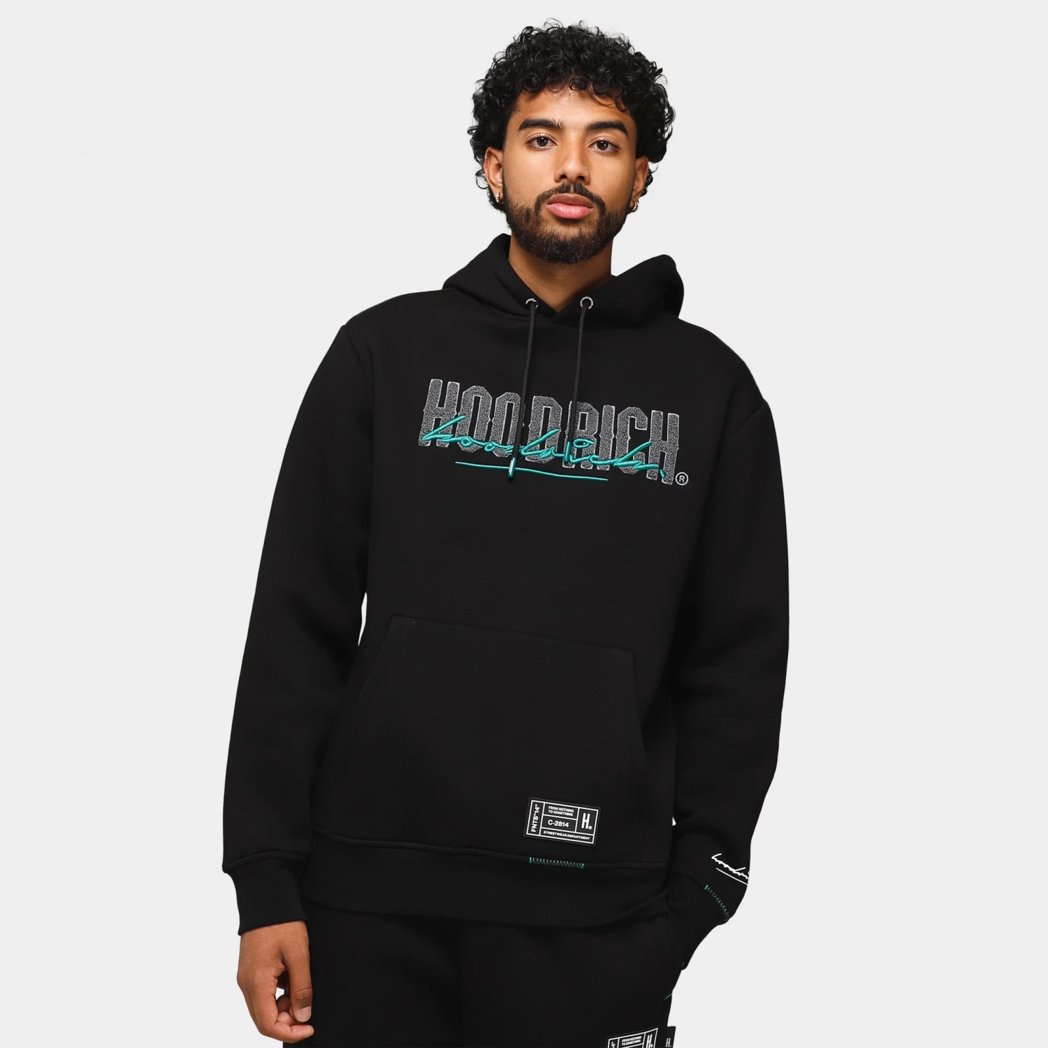 Hoodrich OG Blend V2 Pullover Hoodie Black / Lava Smoke - Aventurine