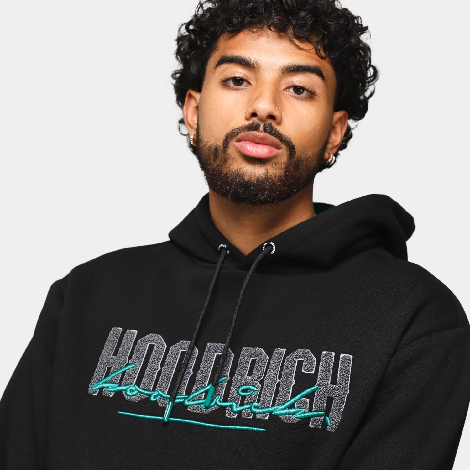 Hoodrich OG Blend V2 Pullover Hoodie Black / Lava Smoke - Aventurine - Image 3