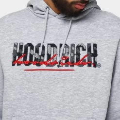 Hoodrich OG Heat Pullover Hoodie / Heather Grey -Sports Fashion Clothing Store HR 0423 0203 hoodrich og blend v2 pullover hoodie heather grey D
