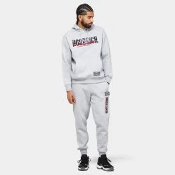 Hoodrich OG Heat Pullover Hoodie / Heather Grey -Sports Fashion Clothing Store HR 0423 0203 hoodrich og blend v2 pullover hoodie heather grey E