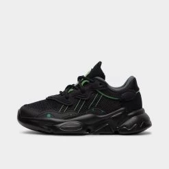 Adidas Originals Children's Ozweego Core Black / Core Black - Solar Green