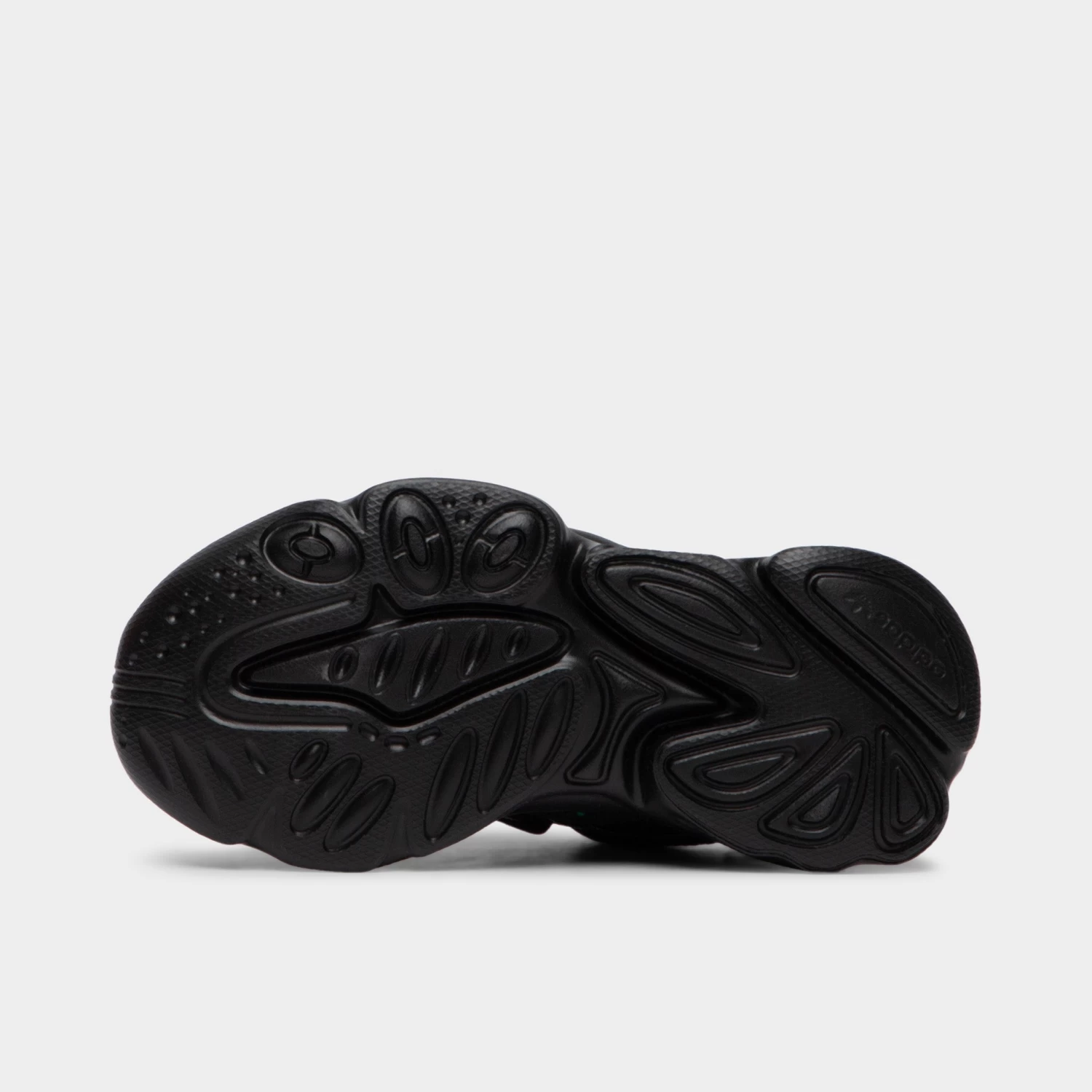 Adidas Originals Children's Ozweego Core Black / Core Black - Solar Green 8 Adidas Originals Children's Ozweego Core Black / Core Black - Solar Green - Image 6