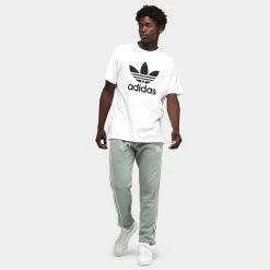 Adidas Originals Rekive Sweatpants / Silver Green -Sports Fashion Clothing Store HR8583 adidas essential sweatpants silver green A