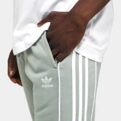 Adidas Originals Rekive Sweatpants / Silver Green -Sports Fashion Clothing Store HR8583 adidas essential sweatpants silver green F