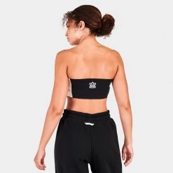 Adidas Originals Women's Split Tube Top / Black -Sports Fashion Clothing Store HT5972001 adidas originals split tube top black grey D