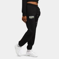 Hoodrich Women's OG Crescent Joggers Black / White - Tie Dye -Sports Fashion Clothing Store HW 0323 0117 hoodrich womens og crescent joggers black D