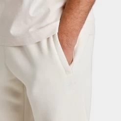 Adidas Essentials Pants / Wonder White -Sports Fashion Clothing Store IA4836 essentials pant F