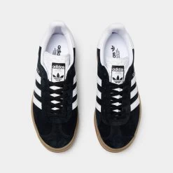 Adidas Originals Women's Gazelle Bold Core Black / Cloud White - Cloud White -Sports Fashion Clothing Store IE0876 adidas women s gazelle bold core black footwear white 4