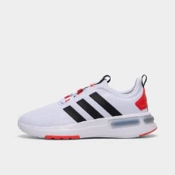 Adidas Juniors' Racer TR23 Cloud White / Core Black - Bright Red