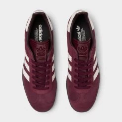 Adidas Originals Gazelle Maroon / Chalk White - Gum -Sports Fashion Clothing Store IG4990 adidas gazelle maroon gum 4
