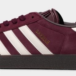 Adidas Originals Gazelle Maroon / Chalk White - Gum -Sports Fashion Clothing Store IG4990 adidas gazelle maroon gum 6