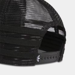 Adidas Rec League Trucker Hat Black / White -Sports Fashion Clothing Store IR1007 adidas rec league trucker hat black white 4