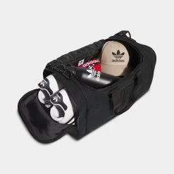 Adidas Originals Canvas Duffel Bag / Black -Sports Fashion Clothing Store IR1041 adidas originals canvas duffel bag black 4