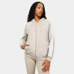 Adidas Originals Superstar Full Zip Hoodie / Wonder Beige