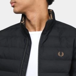 Fred Perry Insulated Jacket / Black 10 Fred Perry Insulated Jacket / Black -Sports Fashion Clothing Store J4564198 fred perry insulated jacket black D