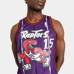 Mitchell & Ness NBA Toronto Raptors Vince Carter Swingman Jersey / Purple -Sports Fashion Clothing Store JDSports April182023 Model0650